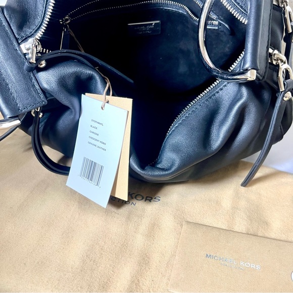NWT Michael Kors Collection Chrissie bag in black - Picture 10 of 11